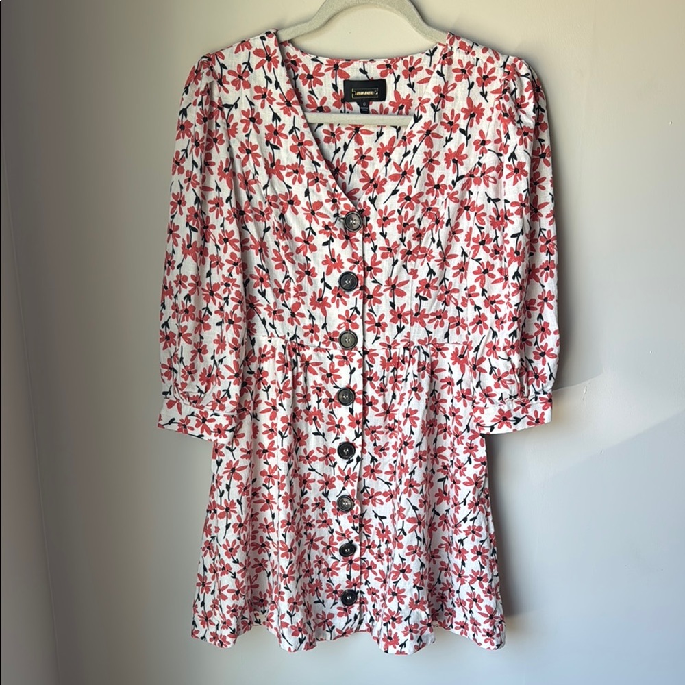 Floral Button-Down Dress